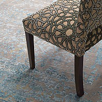 Himalayan Patagonia Teal Blue rug