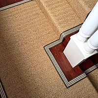 Alternative Flooring Sisal Herringbone Stair Runner.